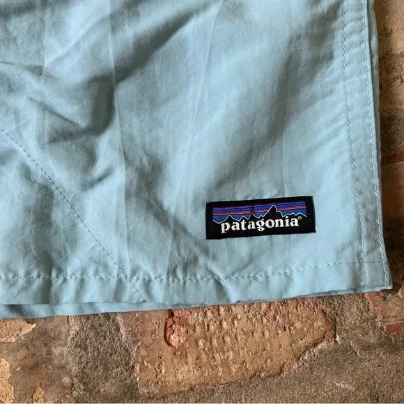 Patagonia Light Blue Baggies 4” - Picture 2 of 5